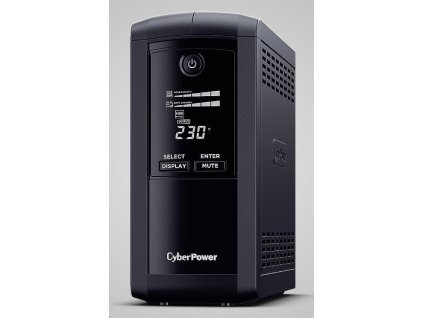 CyberPower Value PRO SERIE GreenPower UPS 1000VA/550W, zásuvky IEC VP1000EILCD