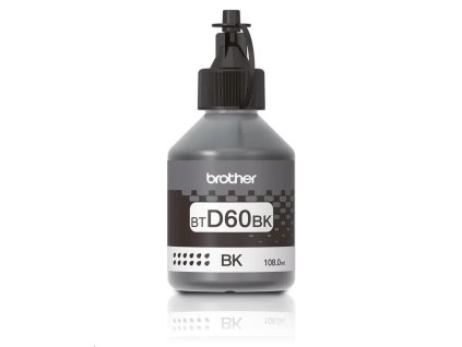 BROTHER INK BT-D60BK čierna pre T310, T510W, T710W, T910 cca 6000 strán, bez pigmentu BTD60BK