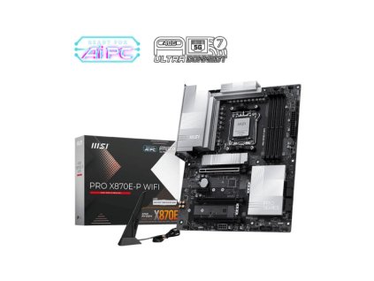 MSI MB Sc AM5 PRO X870E-P WIFI, AMD X870E, 4xDDR5, 1xHDMI, 1xThunderbolt, WI-FI PRO X870E-P WIFI