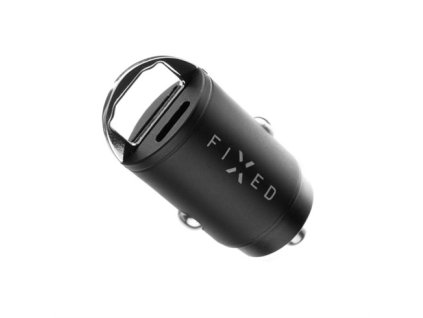 FIXED Autonabíjačka s USB-C a USB-A výstupom, PD30W - čierna FIXCC30M-CU-BK