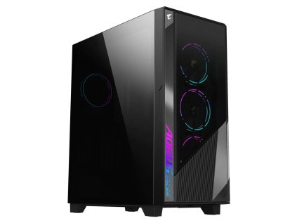 GIGABYTE AORUS C500/Midi Tower/Transpar./Čierna GB-AC500G ST