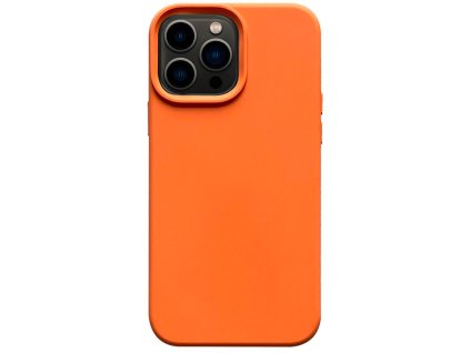 ER POWER Silikónový kryt CARNEVAL SNAP pre iPhone 14 Pro s MagSafe - oranžová ERCSIP14PMGLQ-YL