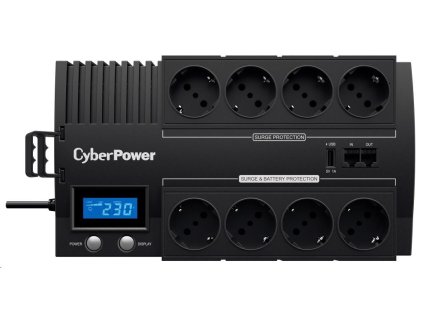 CyberPower BRICs Series II SOHO LCD UPS 700VA/420W, nemecké zásuvky SCHUKO BR700ELCD