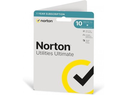 NORTON UTILITIES ULTIMATE WL CZ 1 uživatel 10 zařízení 1 rok ESD 21464752