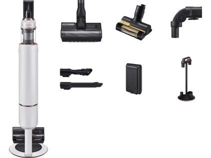 Samsung Bespoke Jet Plus Pet tyčový vysavač, akumulátorový, 86 dB, černá a bílá VS20B95823W/WA