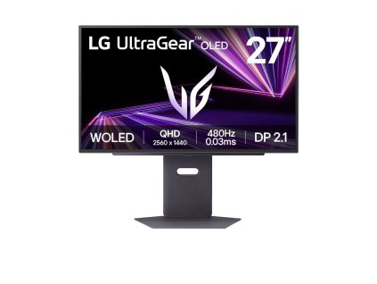 LG MT OLED 27" 27GX790A-B - OLED panel, 2560x1440, 0,03ms, 480Hz, G-Sync, HDMI, DP, USB, pivot 27GX790A-B.AEU