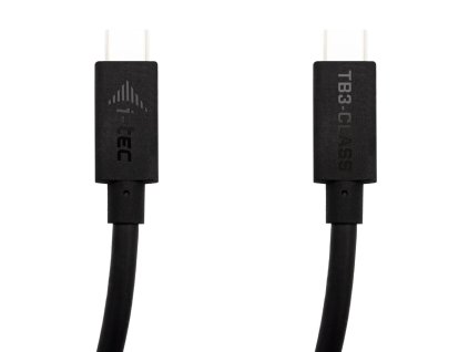 i-tec propojovací kabel Thunderbolt 3 – 40 Gbps, 100W Power Delivery, USB 3.1 (Type-C) Compatible, 1,5m TB3CBL150CM