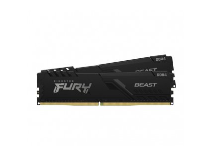 Kingston FURY Beast/DDR4/16GB/3200MHz/CL16/2x8GB/Black KF432C16BBK2/16
