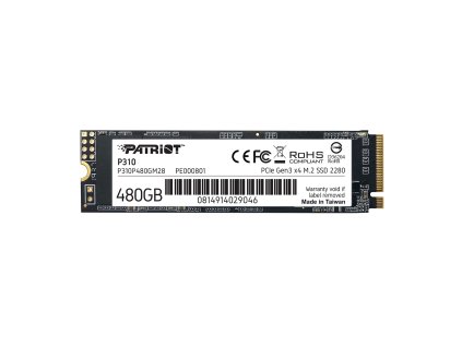 PATRIOT P310/480GB/SSD/M.2 NVMe/3R P310P480GM28