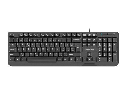 Natec Trout/Drôtová USB/ CZ- SK layout/Čierna NKL-1151