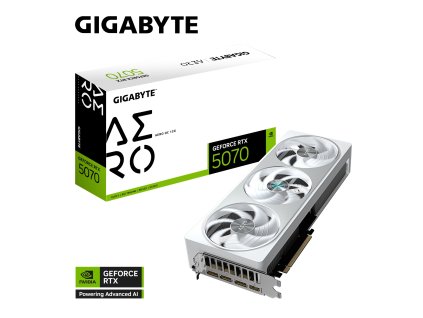 GIGABYTE GeForce RTX 5070 AERO/OC/12GB/GDDR7 GV-N5070AERO OC-12GD