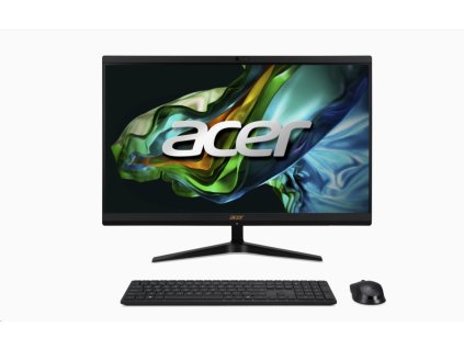 ACER PC AiO Aspire C24-1800, i3-1305U,23,8" FHD,8GB,512GB M.2 SSD,IrisXe,ESHELL,USB KB+mouse,black DQ.BLFEC.002