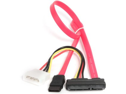 Serial ATA III dátový a napájací combo kábel CC-SATA-C1