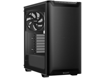 Be quiet! skříň PURE BASE 501 Airflow Window / ATX / 2x140mm fan / USB-C / perforovaný přední panel / tvrzené sklo černá BGW74