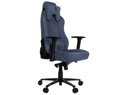 AROZZI herní židle VERNAZZA Soft Fabric Blue/ povrch Elastron/ modrá VERNAZZA-SFB-BL