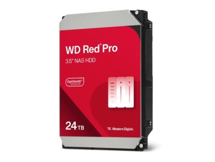 WD Red Pro/24TB/HDD/3.5''/SATA/7200 RPM/Červená/5R WD240KFGX