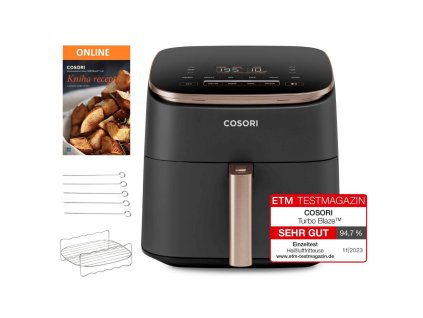 Cosori TurboBlaze Pro horkovzdušná fritéza 6.2l - černá CAF-DC602-KEUR