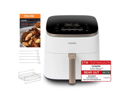 Cosori TurboBlaze Pro horkovzdušná fritéza 6.2l, bílá CAF-DC602-WEUR
