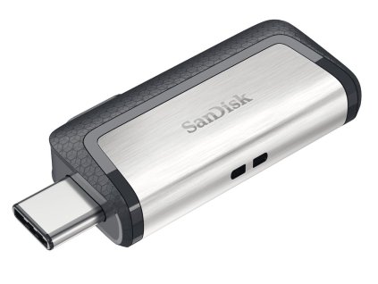 SanDisk Ultra Dual USB-C Drive 32GB / USB 3.0 Typ-C / USB 3.0 Typ-A / stříbrný SDDDC2-032G-G46