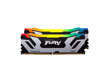 KINGSTON CUDIMM DDR5 48GB (Kit of 2) 8400MT/s CL40 FURY Renegade RGB Silver XMP KF584CU40RSAK2-48