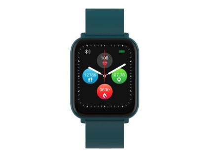 Canyon SW-54, Easy, smart hodinky, štíhle, BT s app Canyon Life, IP touchscreen 1.7´´, IP68, 14 športov, zelené CNS-SW54BG