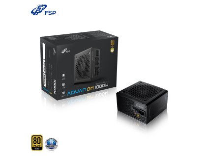 FSP ADVAN GM/1000W/ATX 3.1/80PLUS Gold/Modular/Retail PPA10A4200