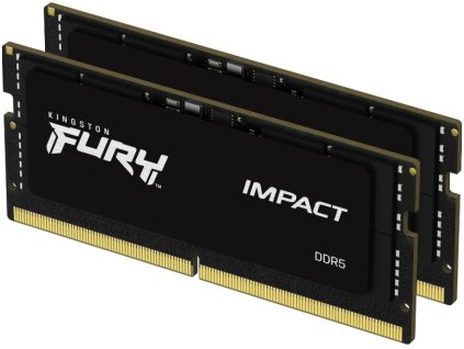 KINGSTON SODIMM DDR5 32GB (Kit of 2) 4800MT/s CL38 FURY Impact KF548S38IBK2-32