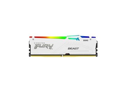 KINGSTON DIMM DDR5 32GB 6000MT/s CL36 FURY Beast Bílá RGB EXPO KF560C36BWEA-32