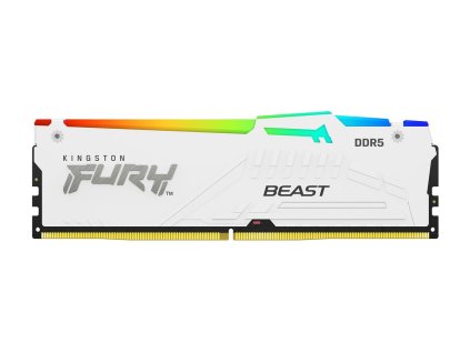 KINGSTON DIMM DDR5 16GB 6000MT/s CL30 Non-ECC FURY Beast RGB EXPO, Bílá KF560C30BWEA-16