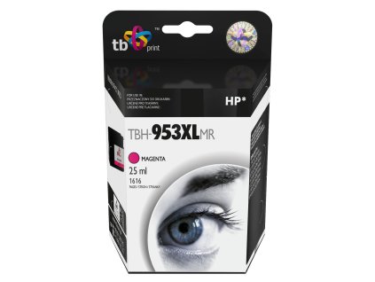 Ink. kazeta TB kompat. s HP OJ 8710, Magenta, ref TBH-953XLMR