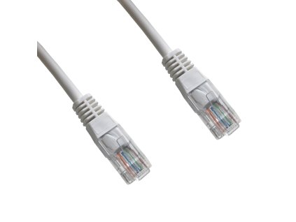 DATACOM patch cord UTP cat5e 0,25 M biely 1497