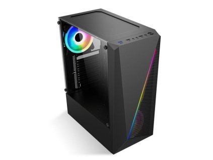 1stCOOL MiddleTower SHARK 2, ATX, USB3.0, RGB fan ML-SHARK2-AU-USB3