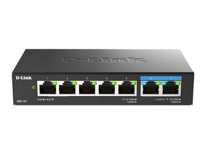 D-Link DMS-107/E 7-Port Multi-Gigabit Unmanaged Switch DMS-107/E