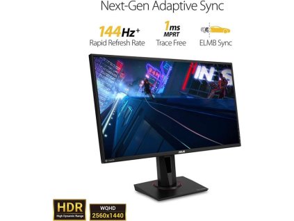 ASUS TUF Gaming VG27AQ 27" IPS 2560x1440 WQHD HDR 165Hz 100mil:1 1ms 350cd 2xHDMI DP repro čierny 90LM0500-B03370