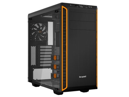 Be quiet! skříň PURE BASE 600 Window / MidT / průhledná bočnice / bez zdroje / 2xUSB 3.0 / černo-oranžová BGW20