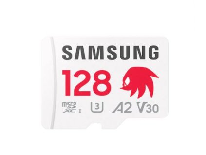 128 GB . microSDXC karta Samsung PRO Plus Sonic the Hedgedog + adaptér MB-MD128SA/LC1