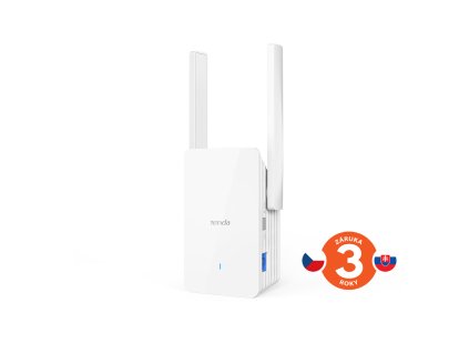 Tenda A33 - WiFi Range Extender AX3000 WiFi 6, opakovač 2976 Mb/s, 1x GLAN 1 Gb/s, WPS, 2x 5dBi, WPA3 75011940