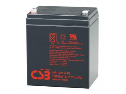 Batéria CSB 12V, 5 Ah BAT-CSB-HR1221WF2
