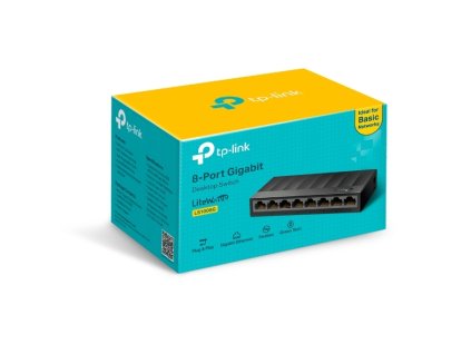TP-Link LS1008G, Switch 8-Port/1000Mbps/Des LS1008G