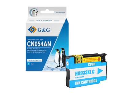 alt. kazeta G&G pre HP 933XLC CN054AE OfficeJet 6100 ePrinter H611a / Officejet 6600 / Officejet 6700 (16ml) NP-H-0933XLC(HP932XL