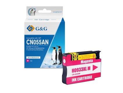 alt. kazeta G&G pre HP 933XLM CN055AE OfficeJet 6100 ePrinter H611a / Officejet 6600 / Officejet 6700 (16ml) NP-H-0933XLM(HP932XL
