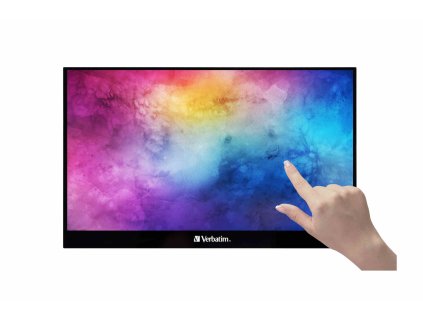 Verbatim PMT-17 Portable Touchscreen Monitor 17.3" Full HD 1080p Metal Housing Přenosný dotykový monitor 49593
