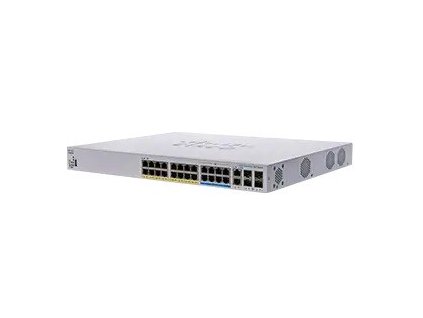 Cisco switch CBS350-24NGP-4X-EU (16xGbE,8x5GbE,2x10GbE/SFP+ combo,2xSFP+,48xPoE+,8xPoE++,375W) - REFRESH CBS350-24NGP-4X-EU-RF