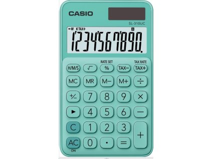 CASIO kalkulačka SL 310UC GN, Kapesní kalkulátor SL 310UC GN