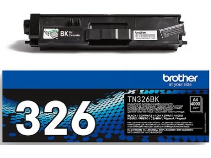 toner BROTHER TN-326 Black HL-L8250CDN/L8350CDW, DCP-L8400CDN/L8450CDW, MFC-L8650CDW/L8850CDW (4000 str.) TN326BK