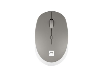 Natec optická myš HARRIER 2/1600 DPI/Kancelárska/Optická/1 600 DPI/Bezdrôtová Bluetooth/Biela-sivá NMY-1961
