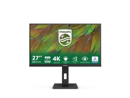 Philips MT 27" 27B1U3900 - 3840x2160,IPS,60Hz,2xHDMI,DP,USBhub,USB-C,RJ45,Repro,Pivot 27B1U3900/00