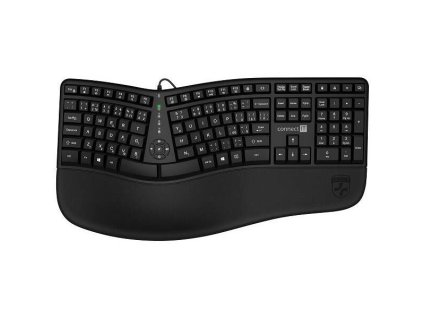CONNECT IT Ergo, Klávesnica USB, CZ/SK, čierna CKB-2800-CS