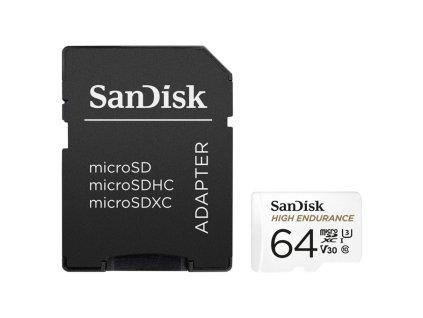 SanDisk Micro SDXC High Endurance C10 U3 V30 64GB SDSQQNR-064G-GN6IA
