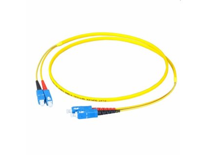 Optický duplex patch kábel 9/125, OS1, SC/SC, 3m